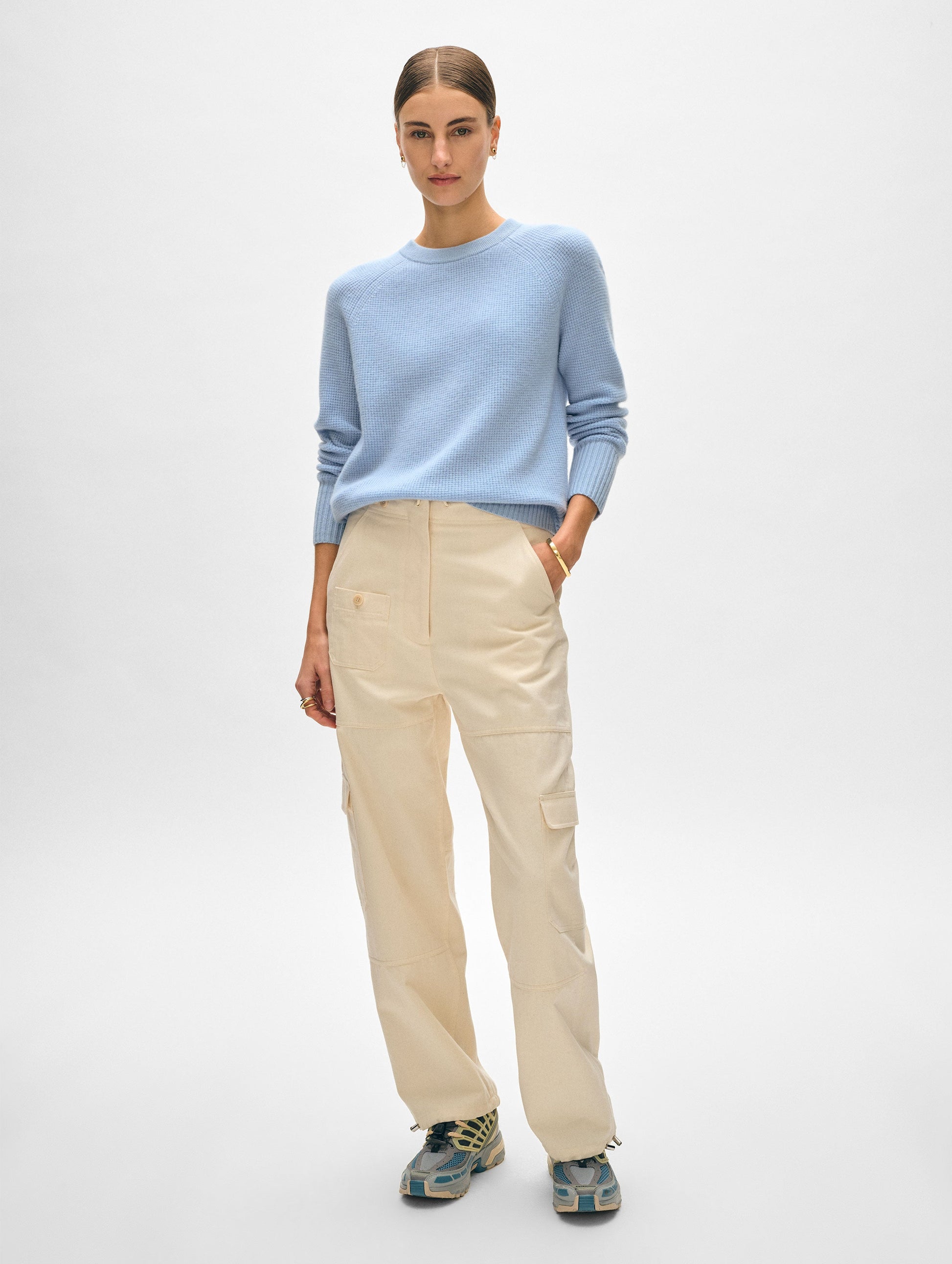 Cashmere Waffle Sweatshirt