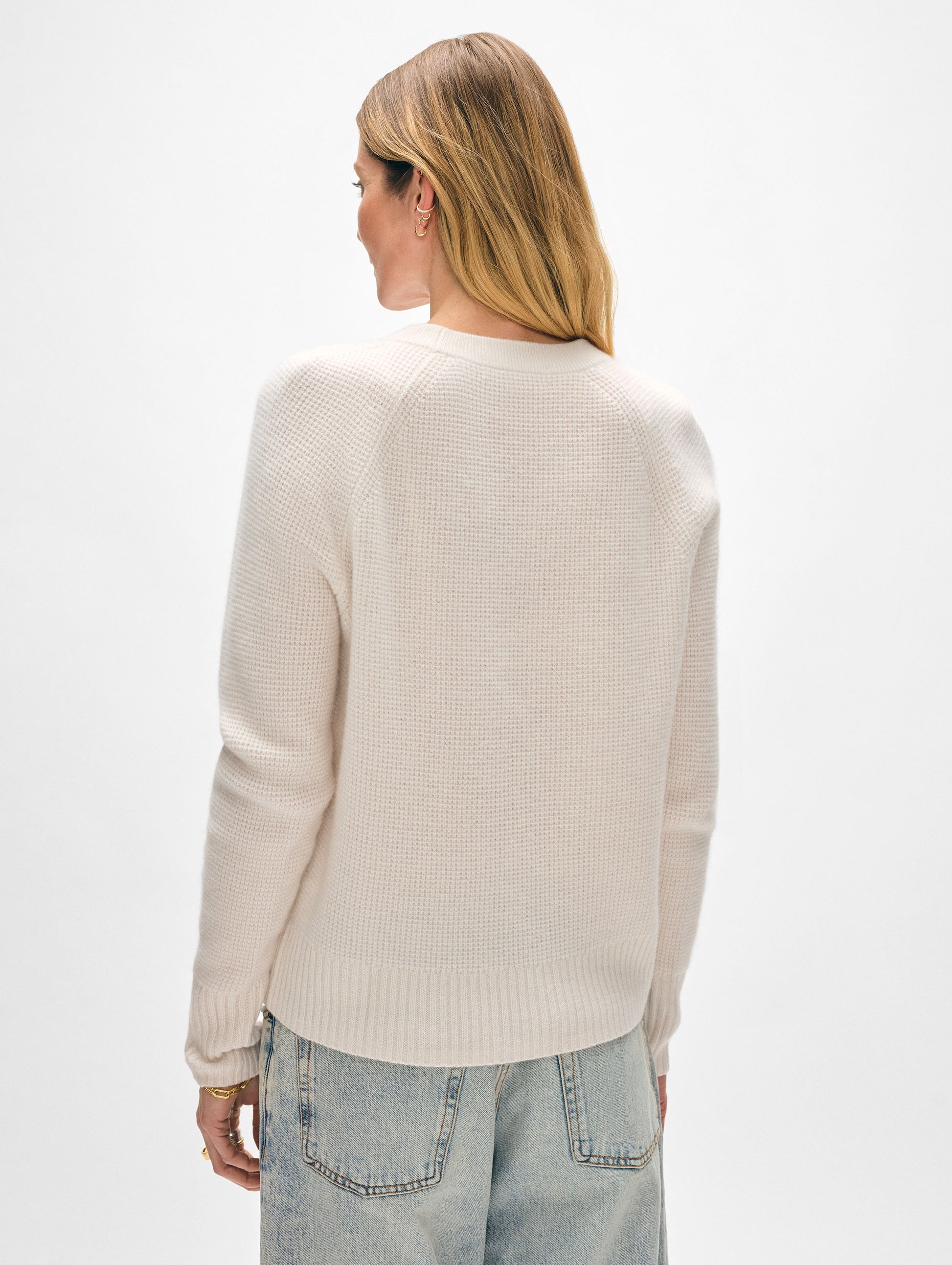 Cashmere Waffle Sweatshirt
