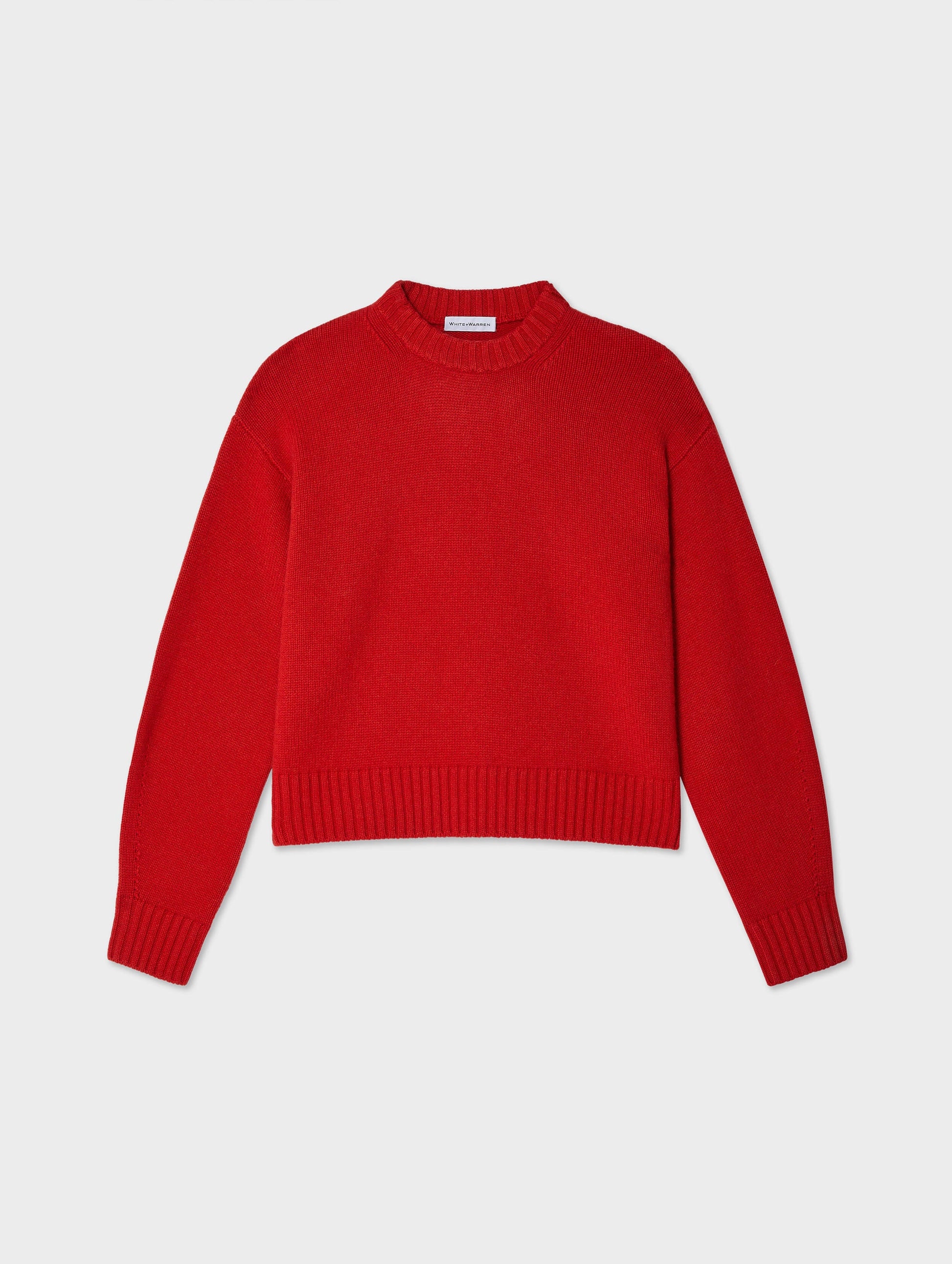 Merino Cashmere Drop Shoulder Crewneck