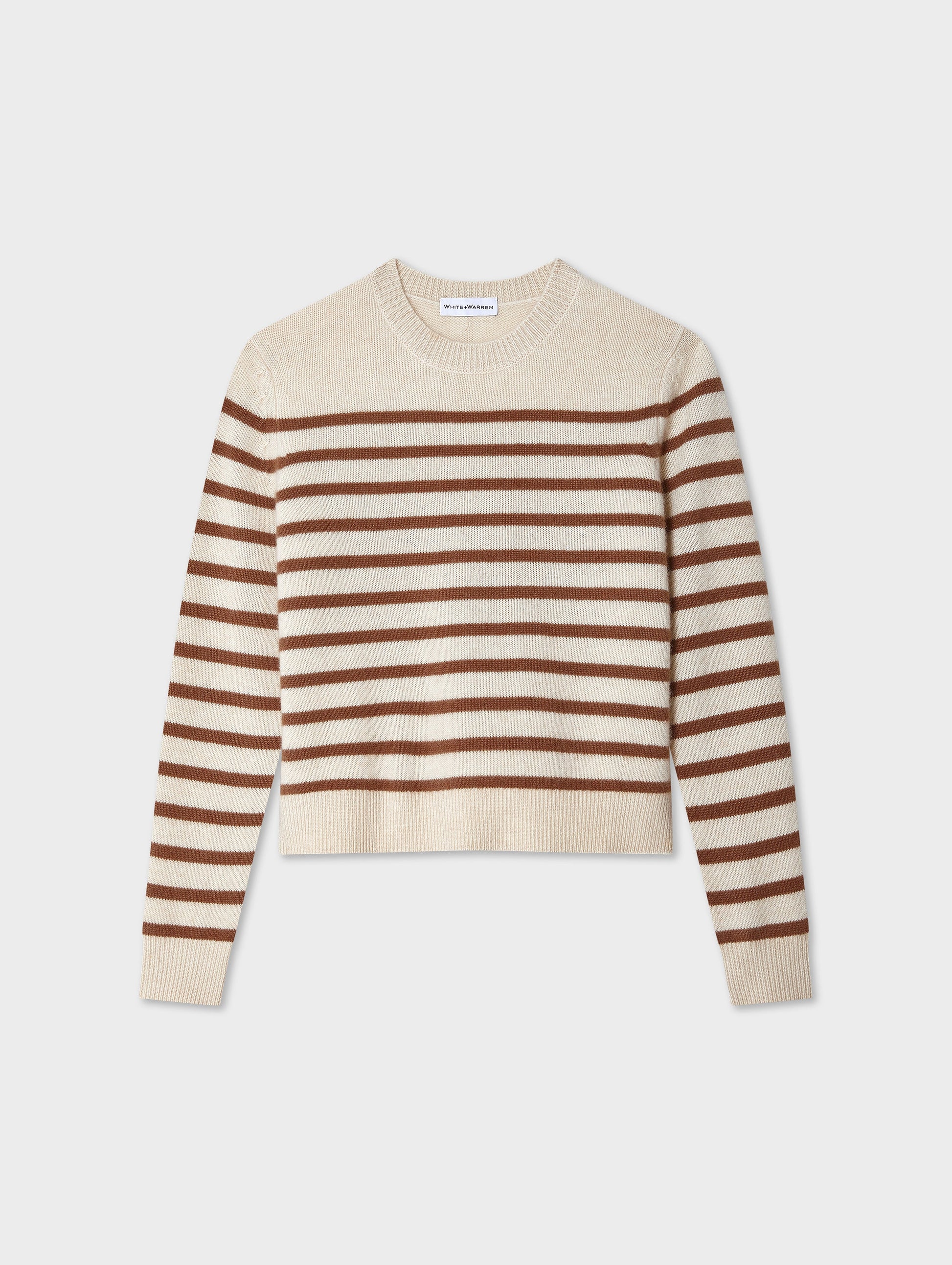 Cashmere Multi Striped Crewneck