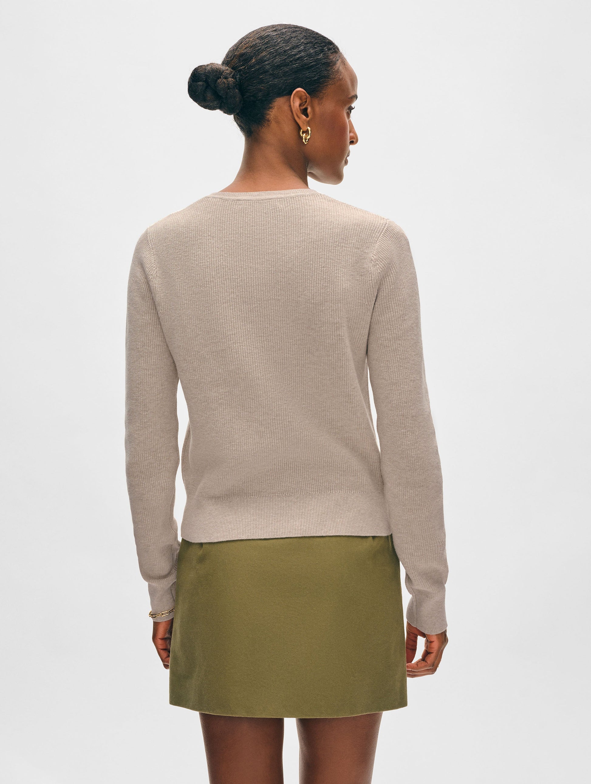 Fine Cotton Ribbed Henley