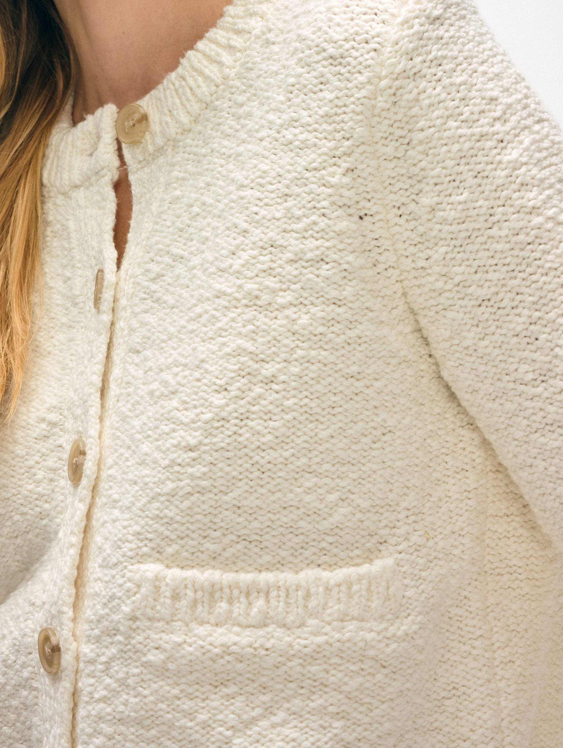 Cotton Pocket Cardigan