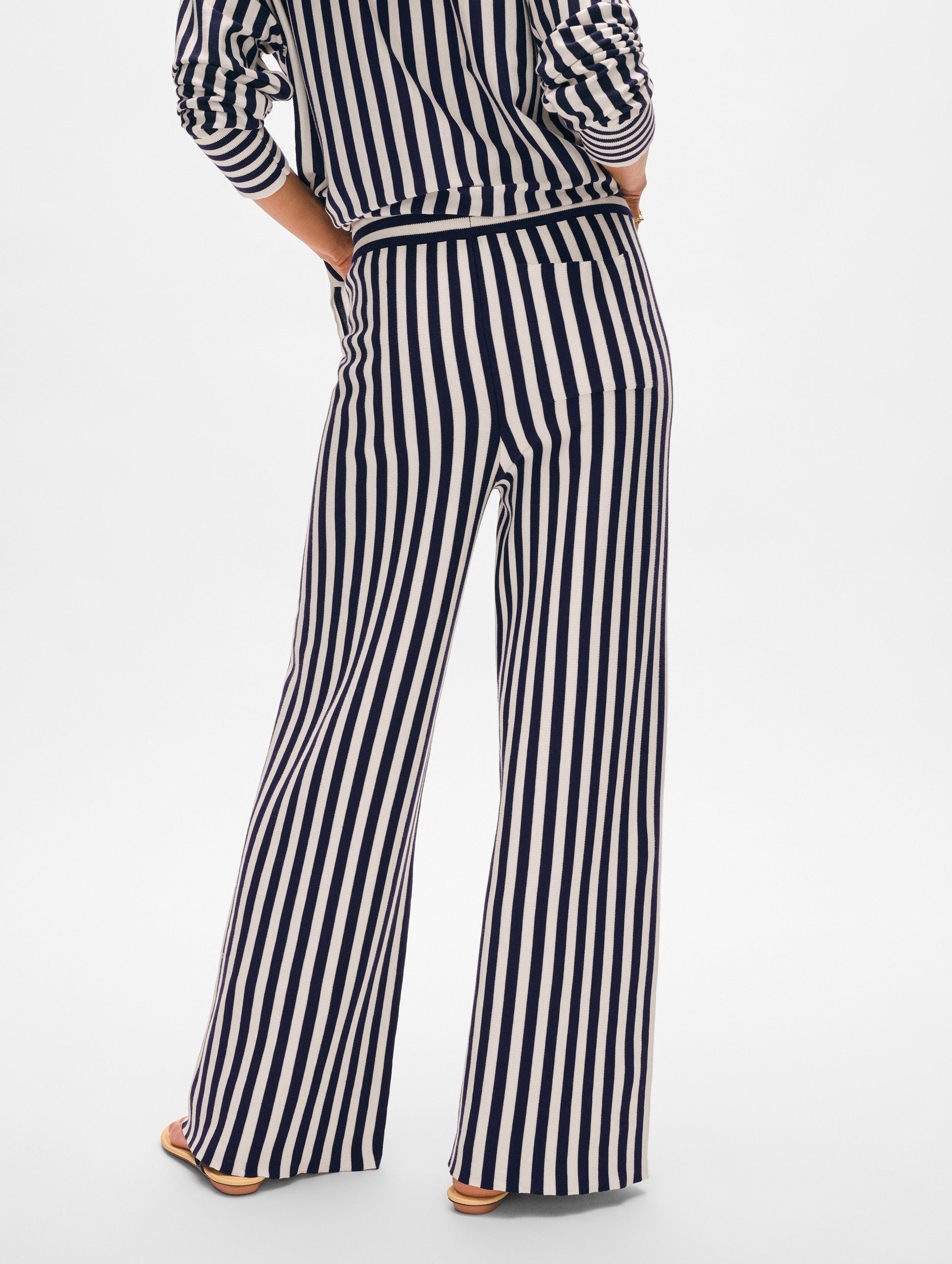 Superfine Organic Cotton Striped Pant