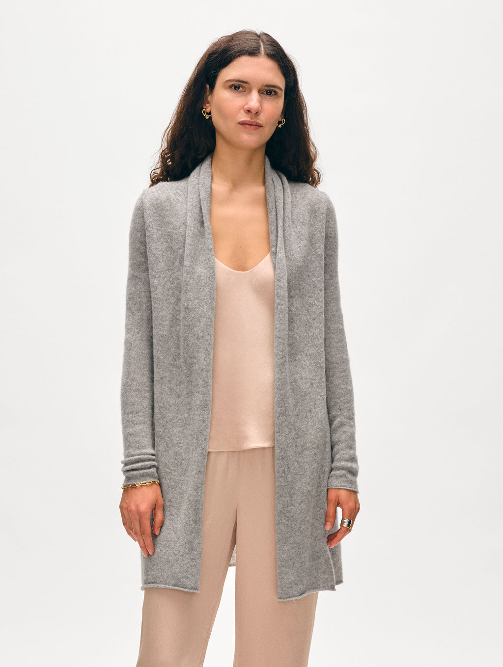 Cashmere Trapeze Cardigan