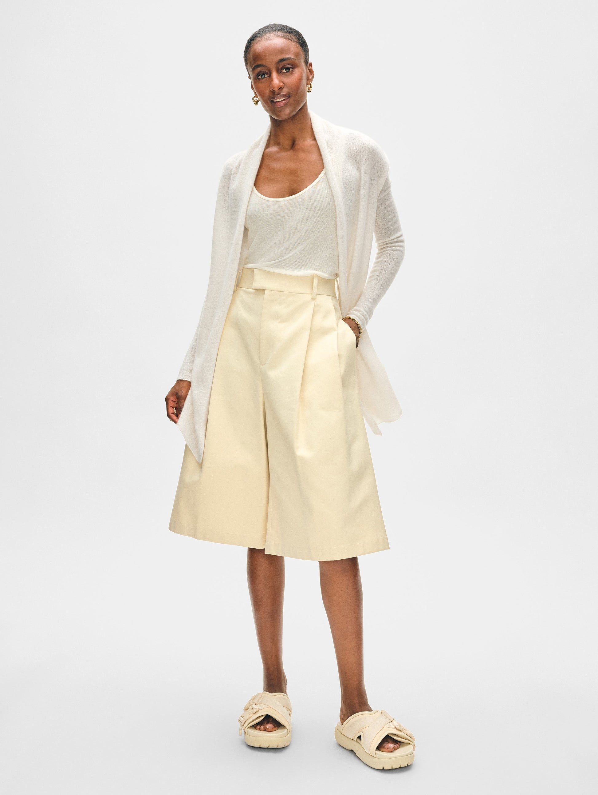Cashmere Trapeze Cardigan