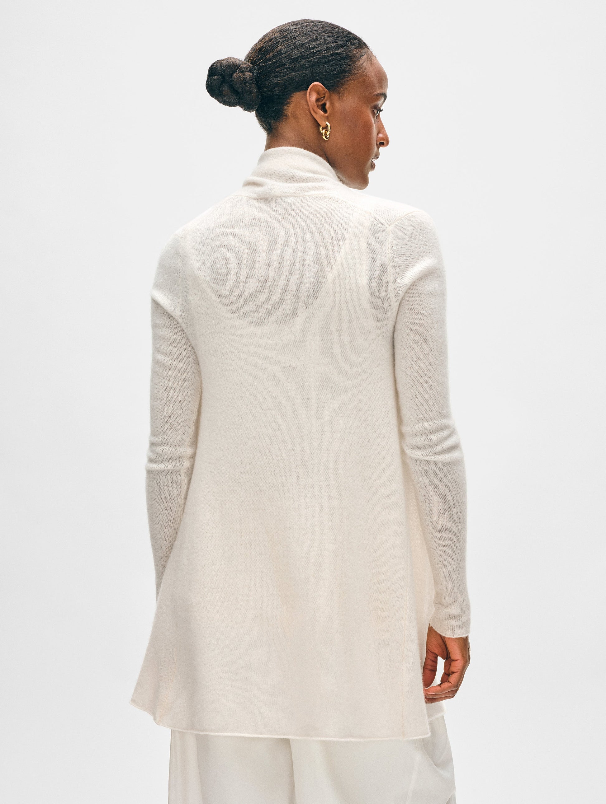 Cashmere Trapeze Cardigan