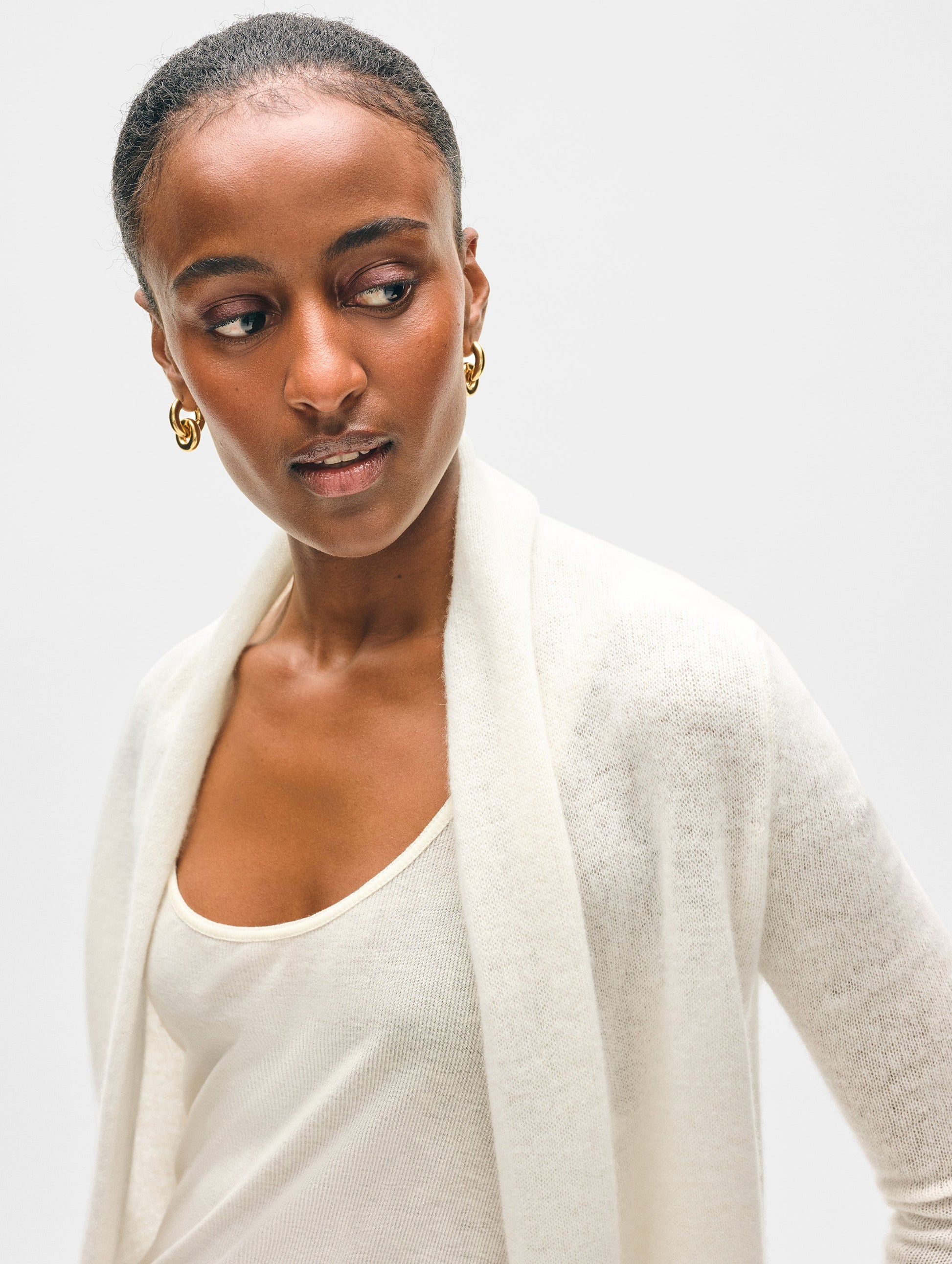 Cashmere Trapeze Cardigan