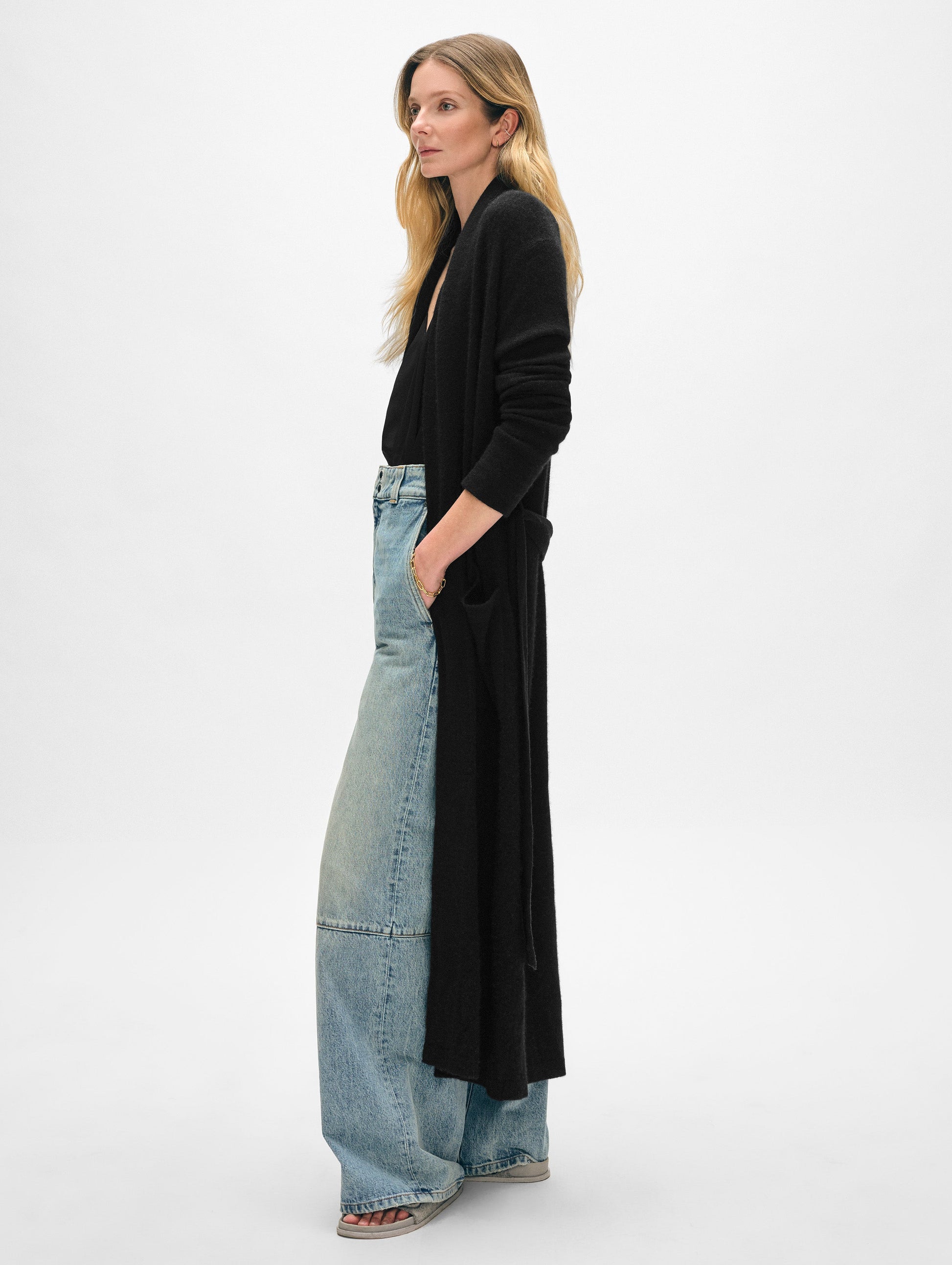 Long Cashmere Robe