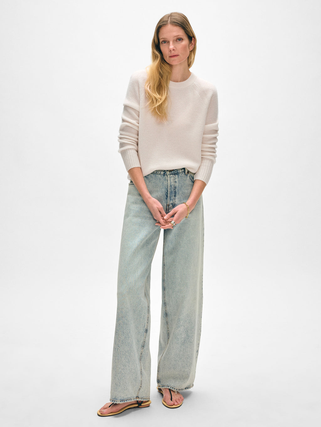 Cashmere Waffle Sweatshirt