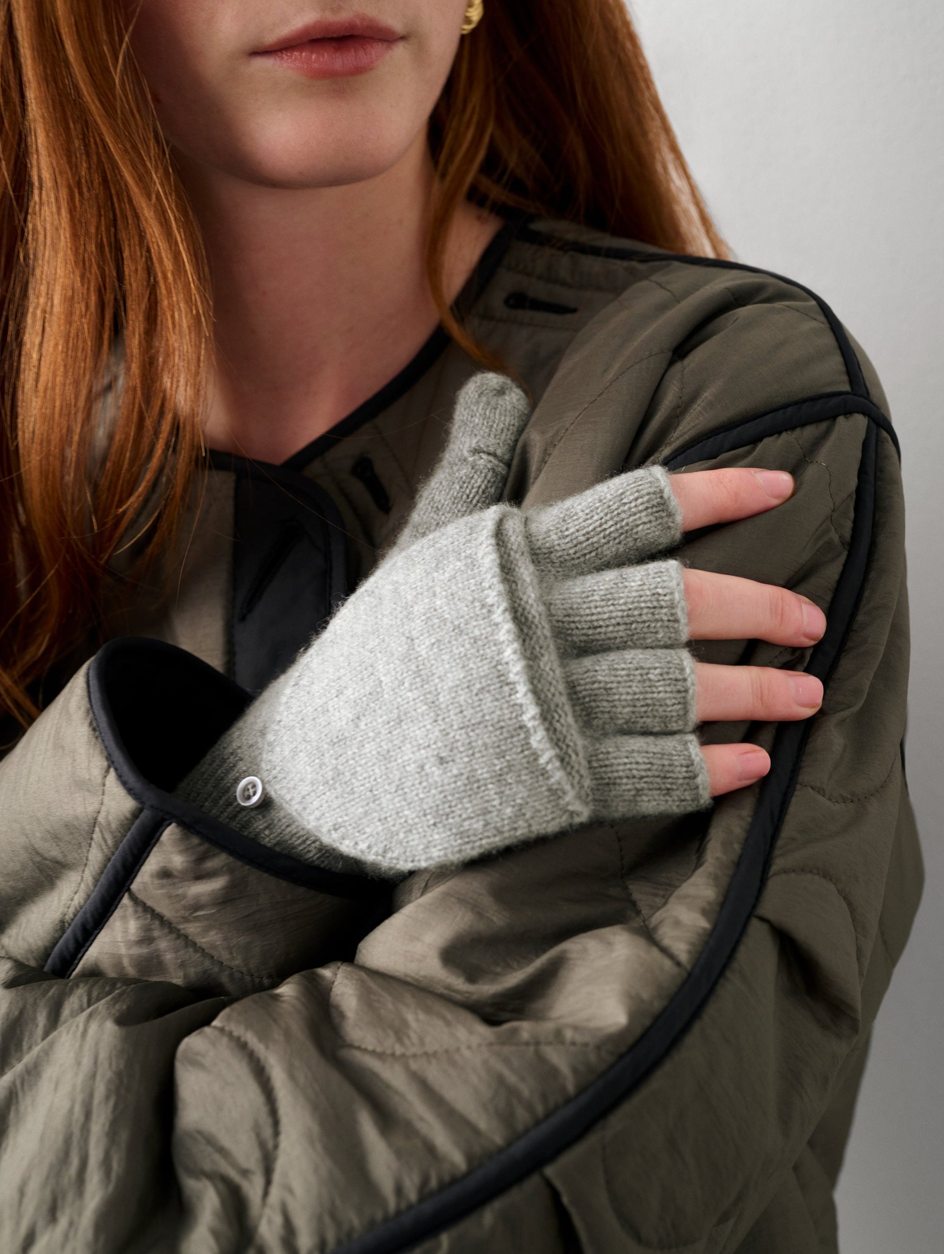 Cashmere Pop Top Glove