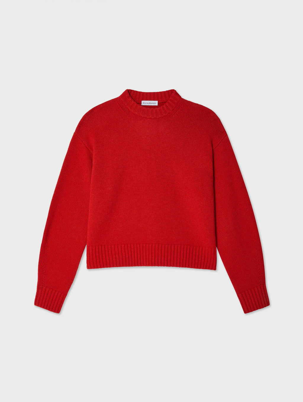 Merino Cashmere Drop Shoulder Crewneck