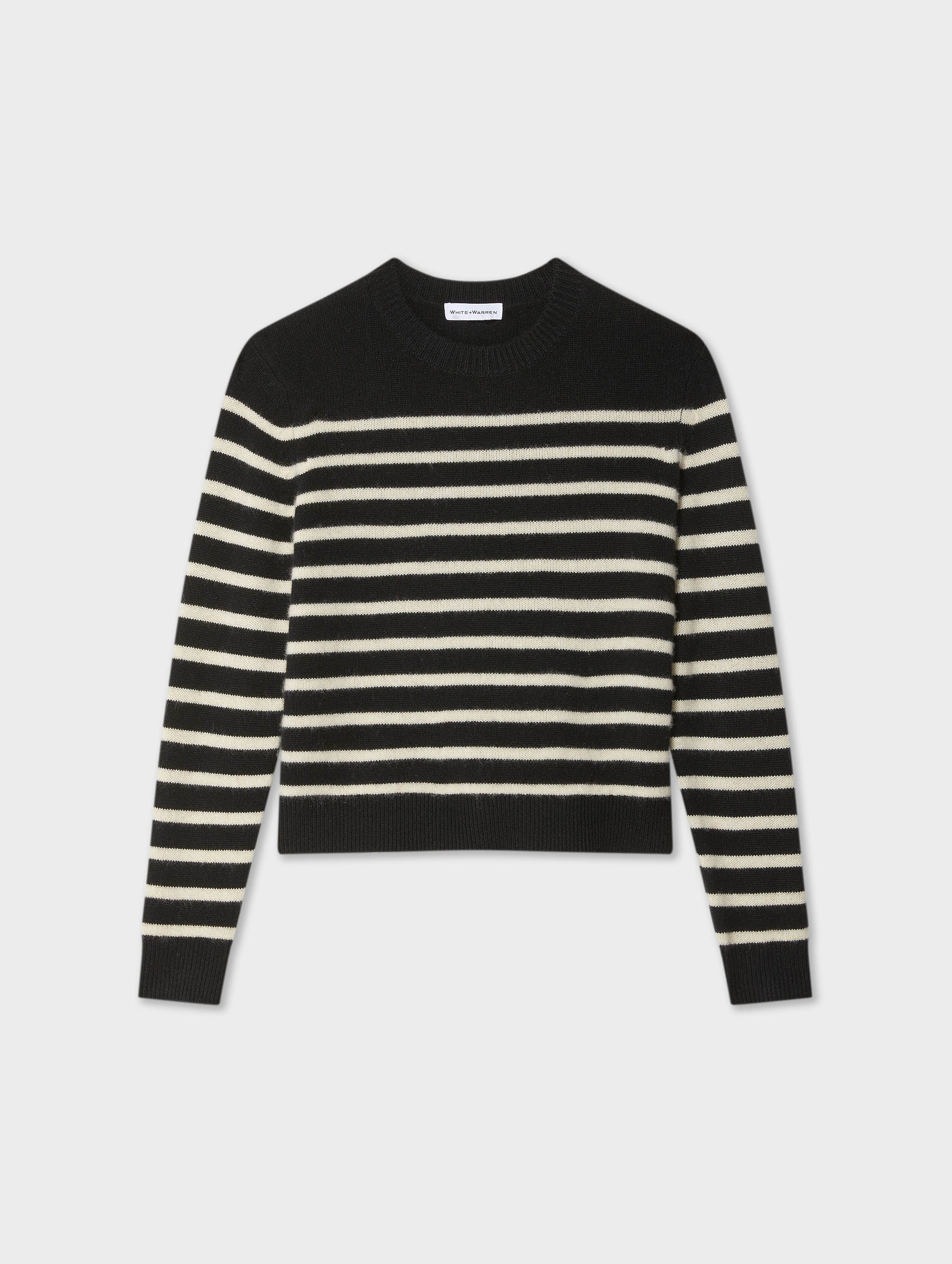 Cashmere Multi Striped Crewneck