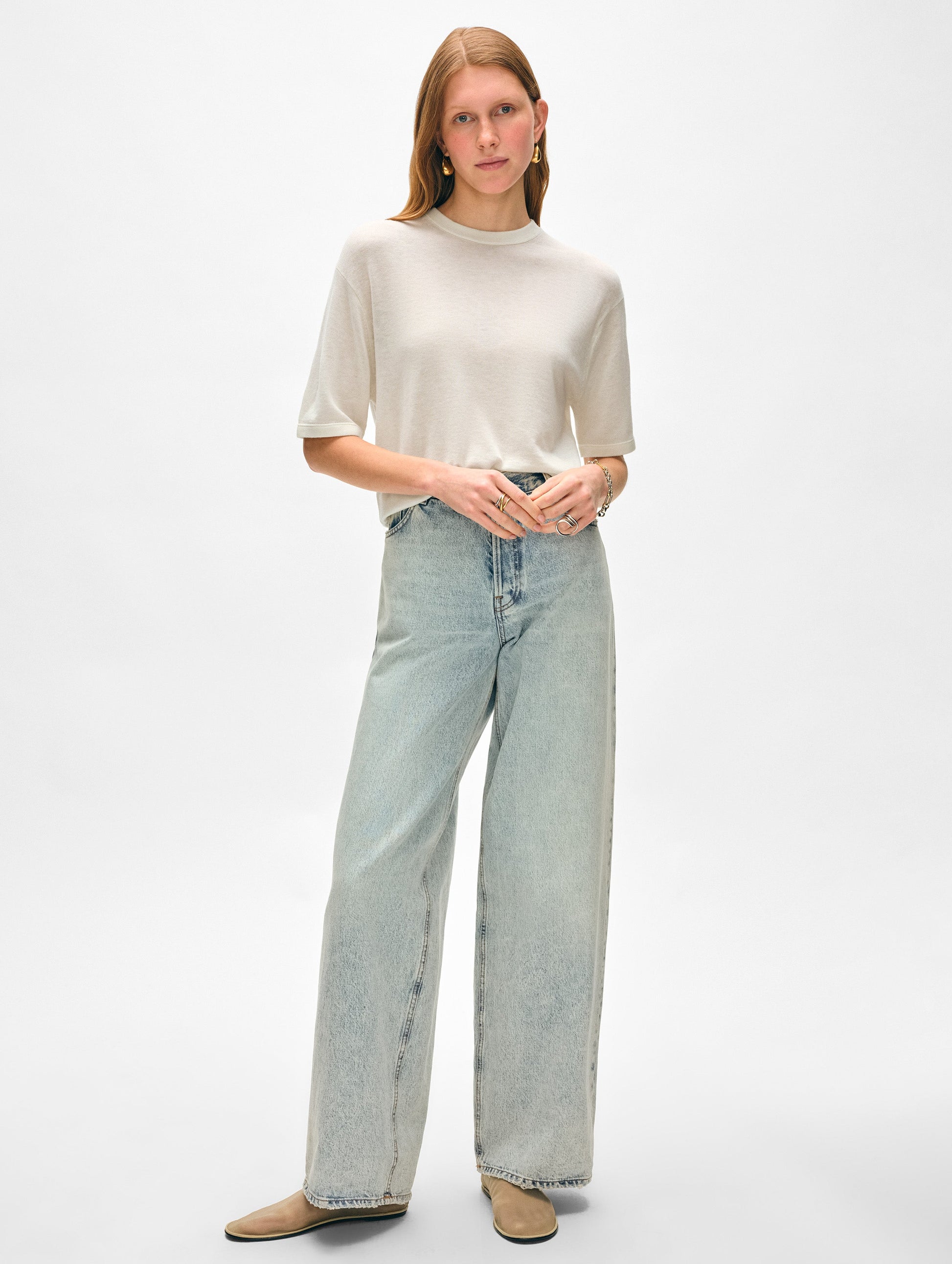 Superfine Cashmere Tee