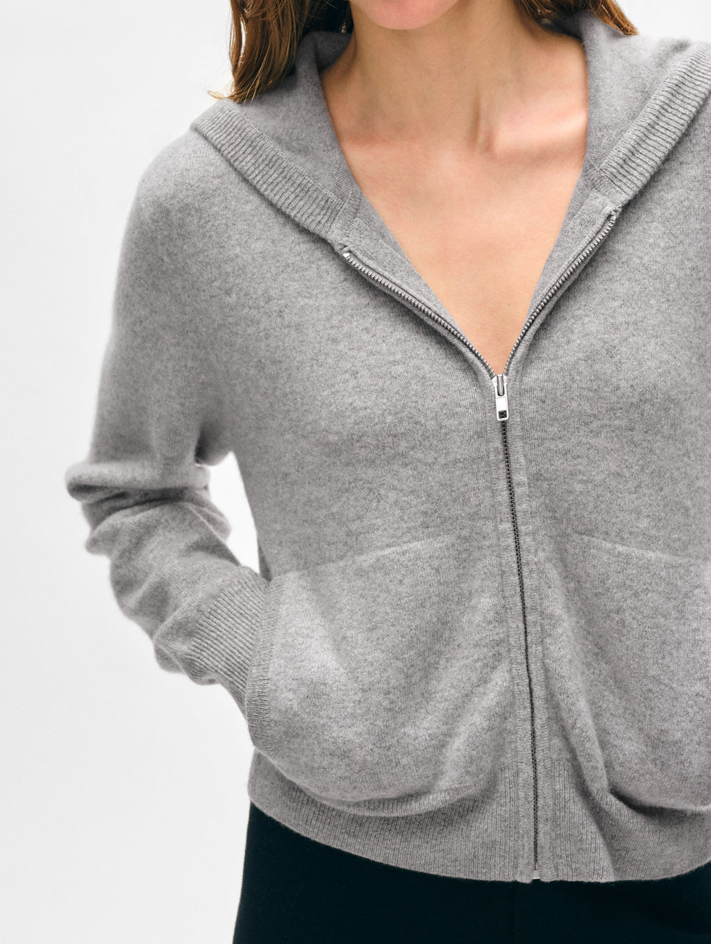 Cashmere Luxe Zip Hoodie