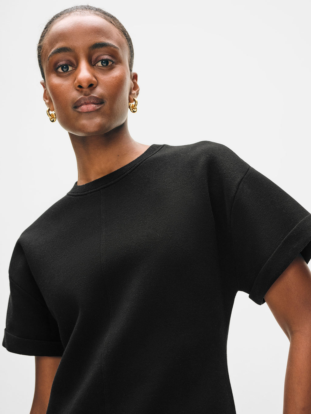 Superfine Organic Cotton Waisted Dress