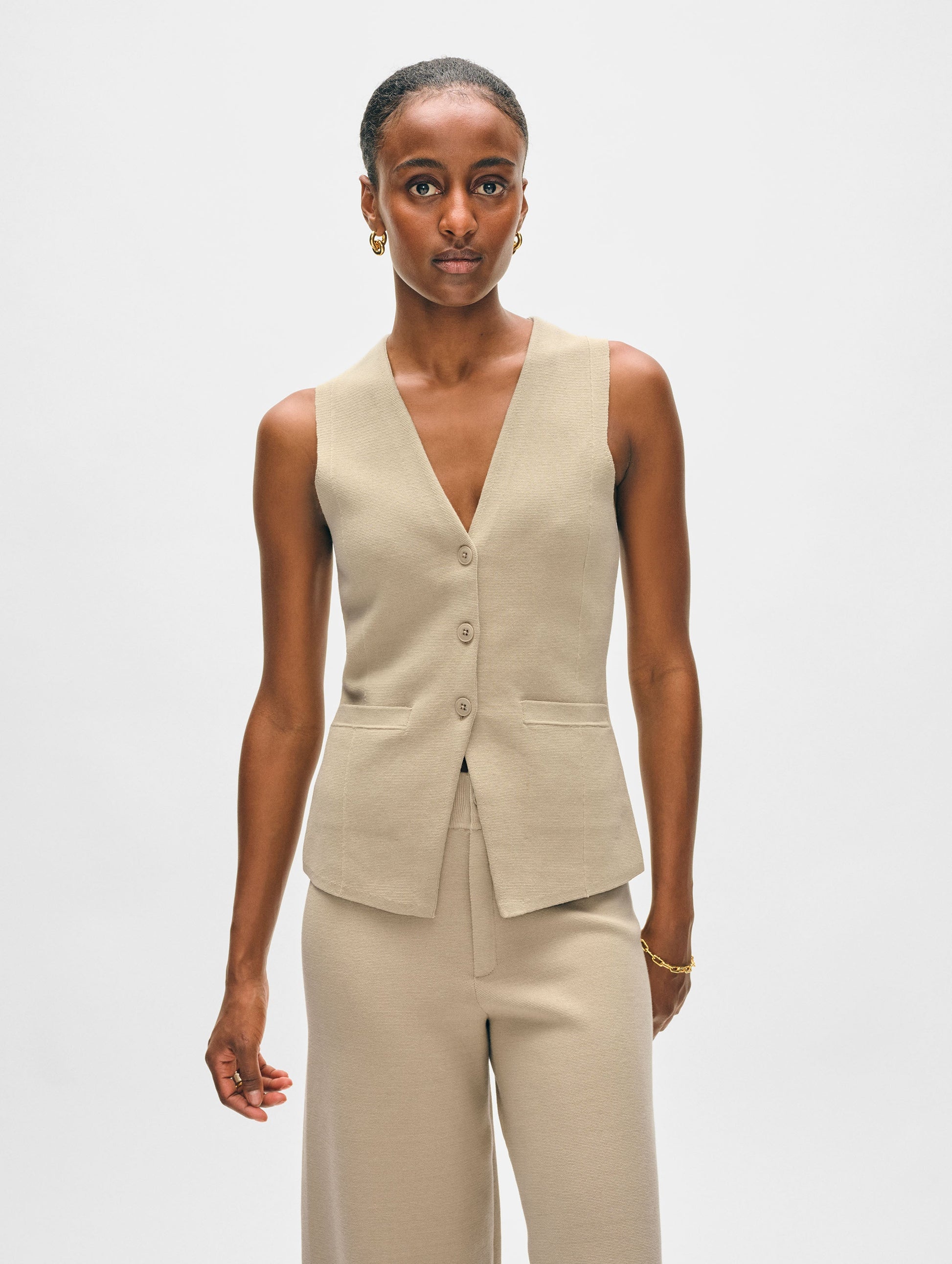 Superfine Organic Cotton Waistcoat
