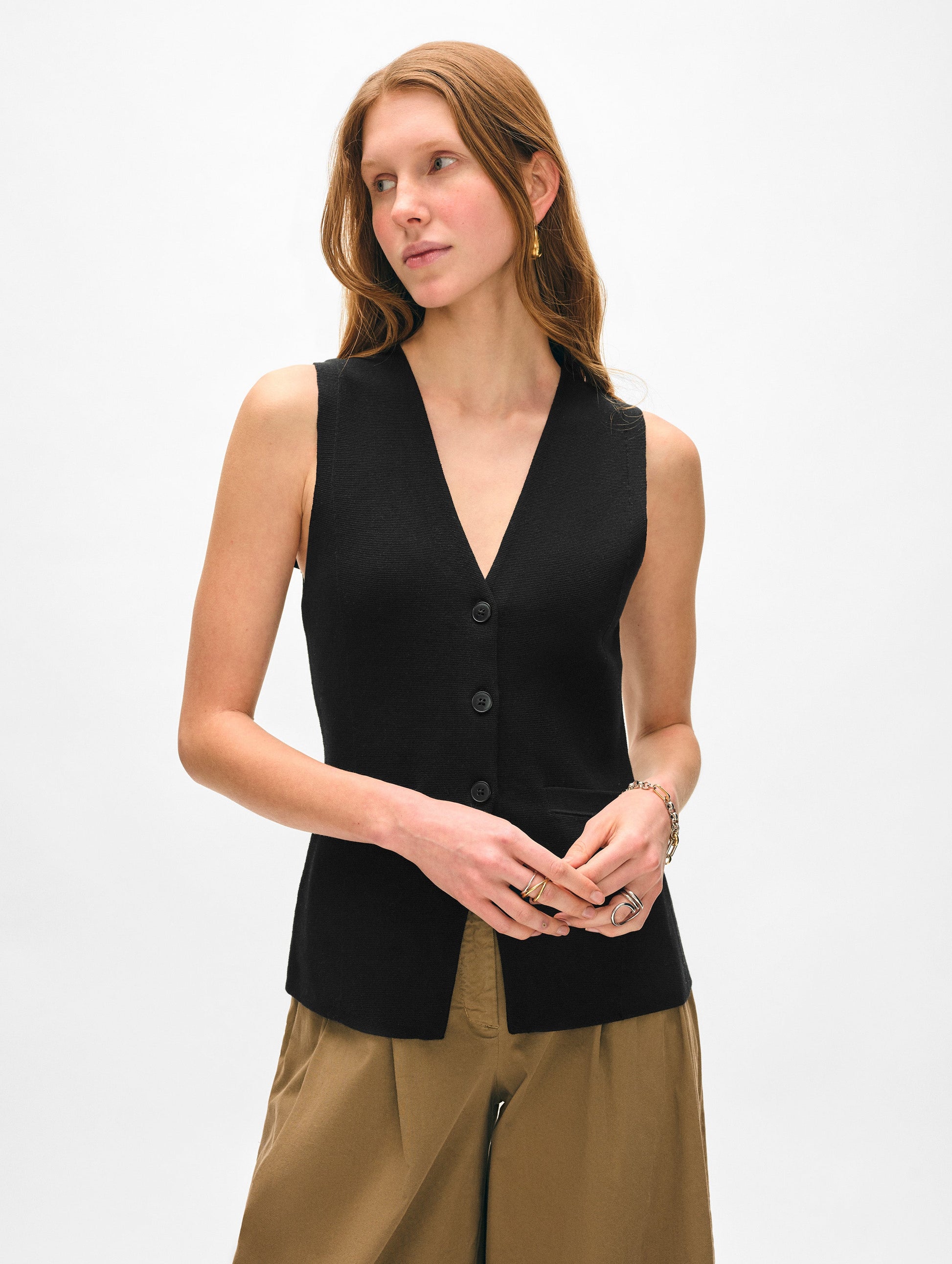 Superfine Organic Cotton Waistcoat