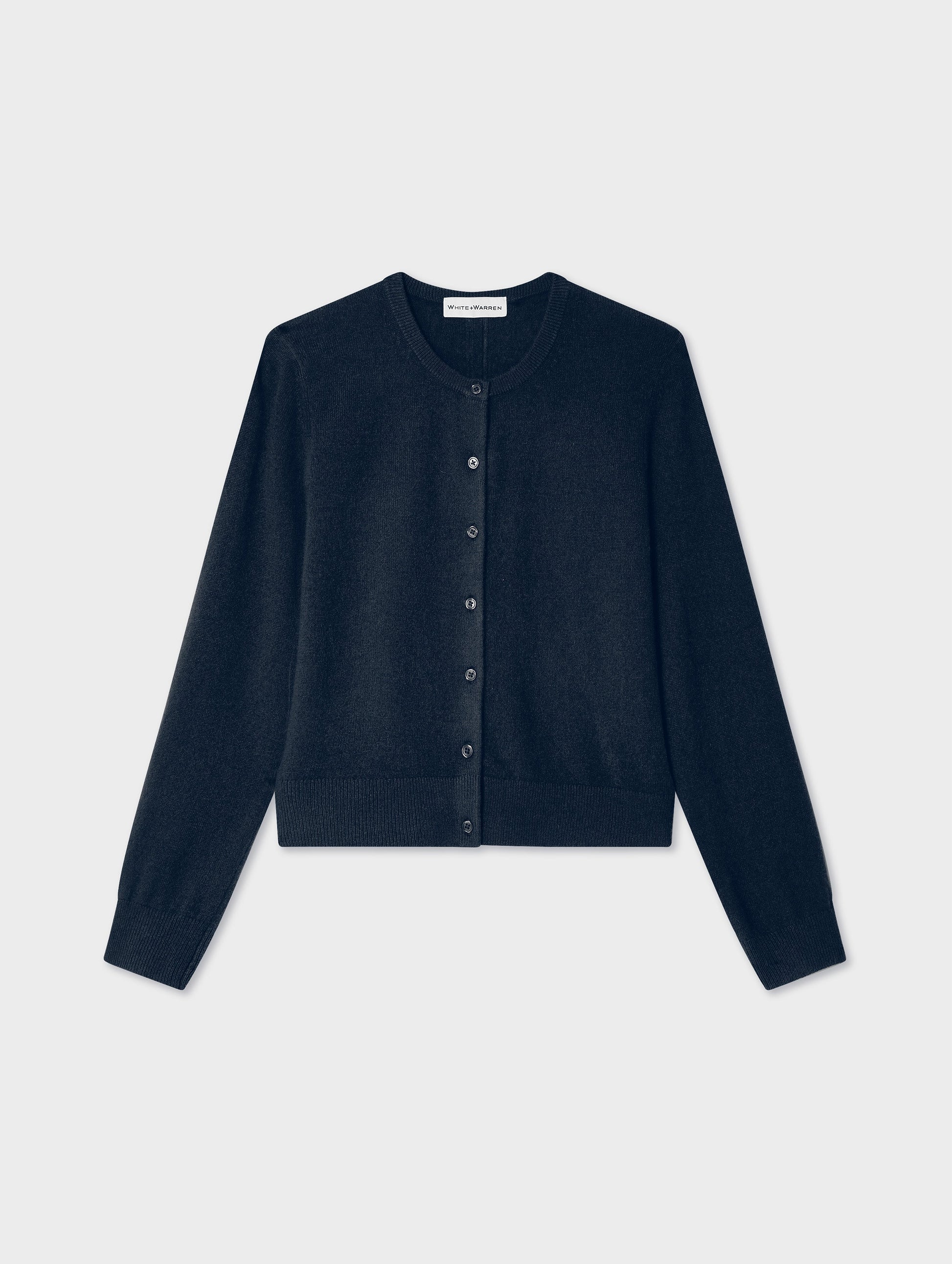Cashmere Crewneck Cardigan