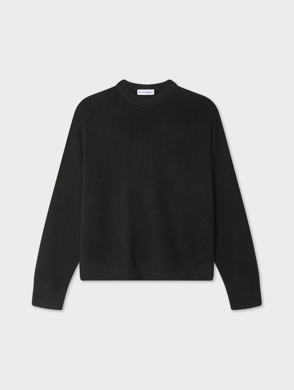 Cashmere Drop Shoulder Crewneck