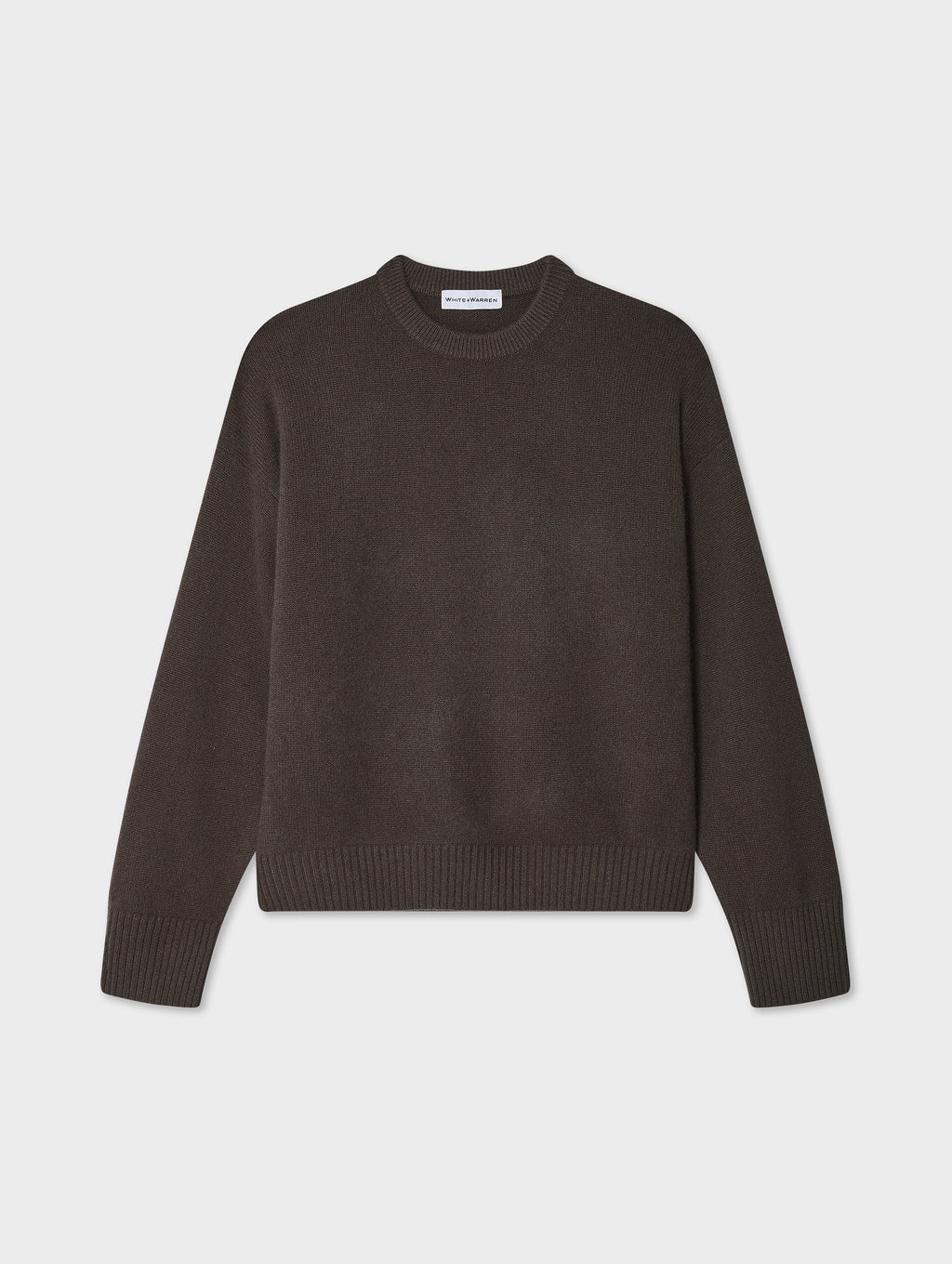 Cashmere Drop Shoulder Crewneck