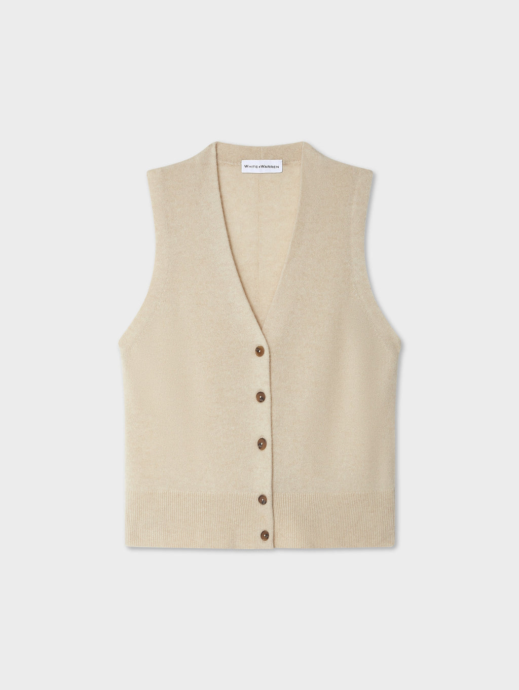 Cashmere Button Vest