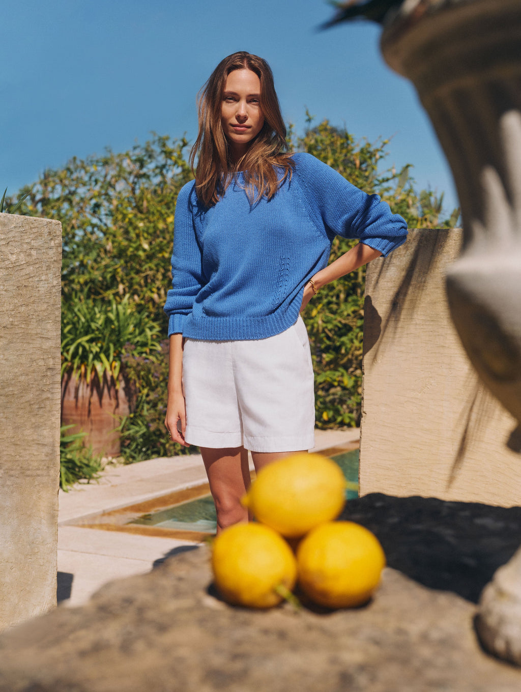 Cotton Linen Sweatshirt