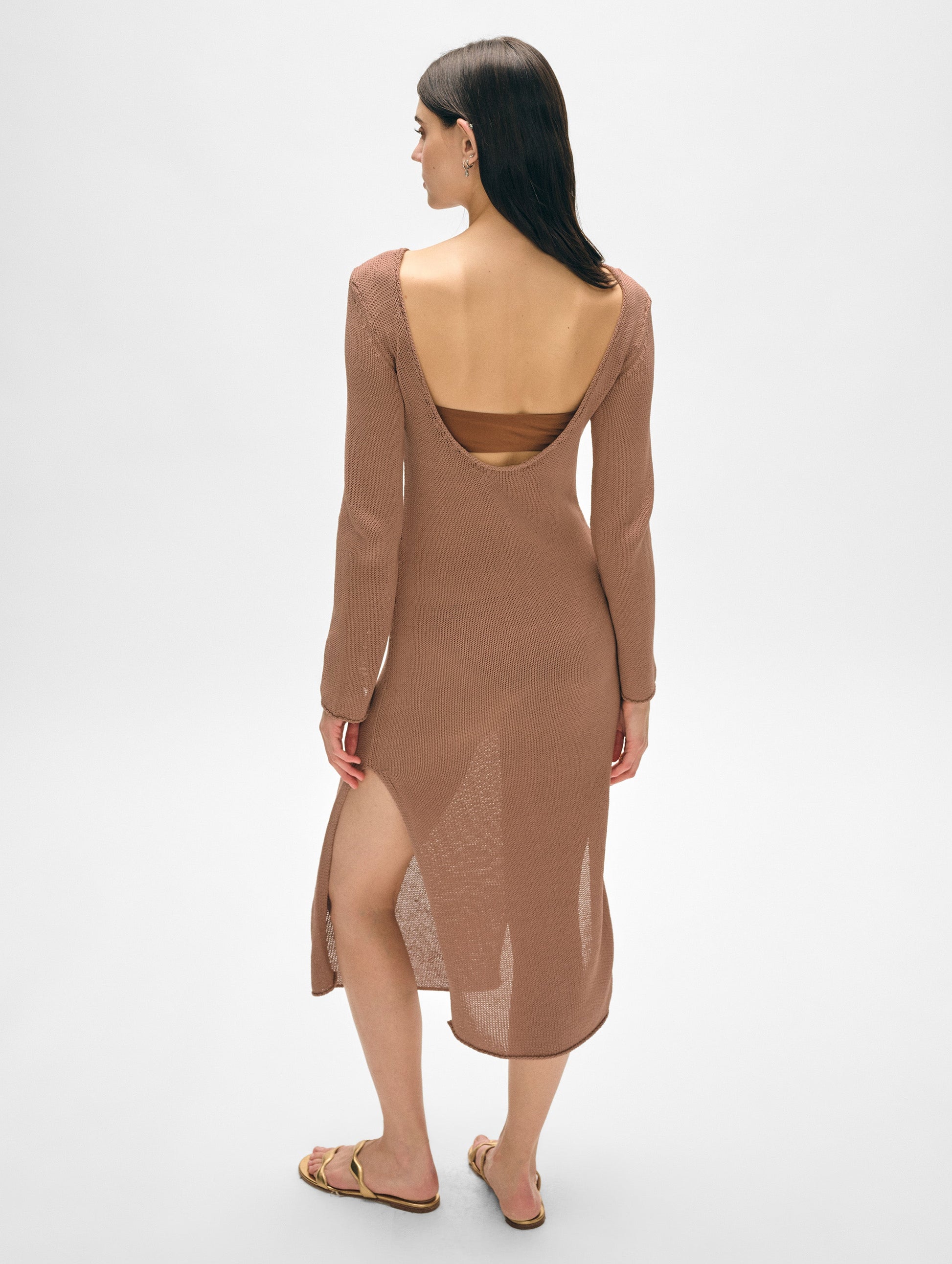 Cotton Tape Cover-Up Dress
