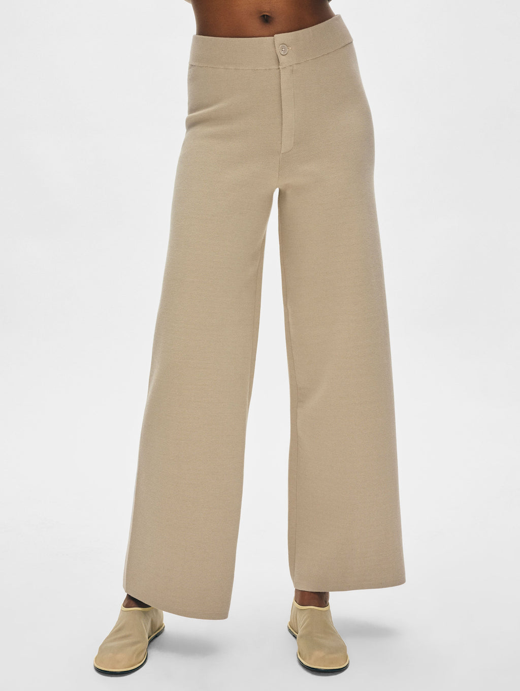 Superfine Organic Cotton Wide Leg Pant