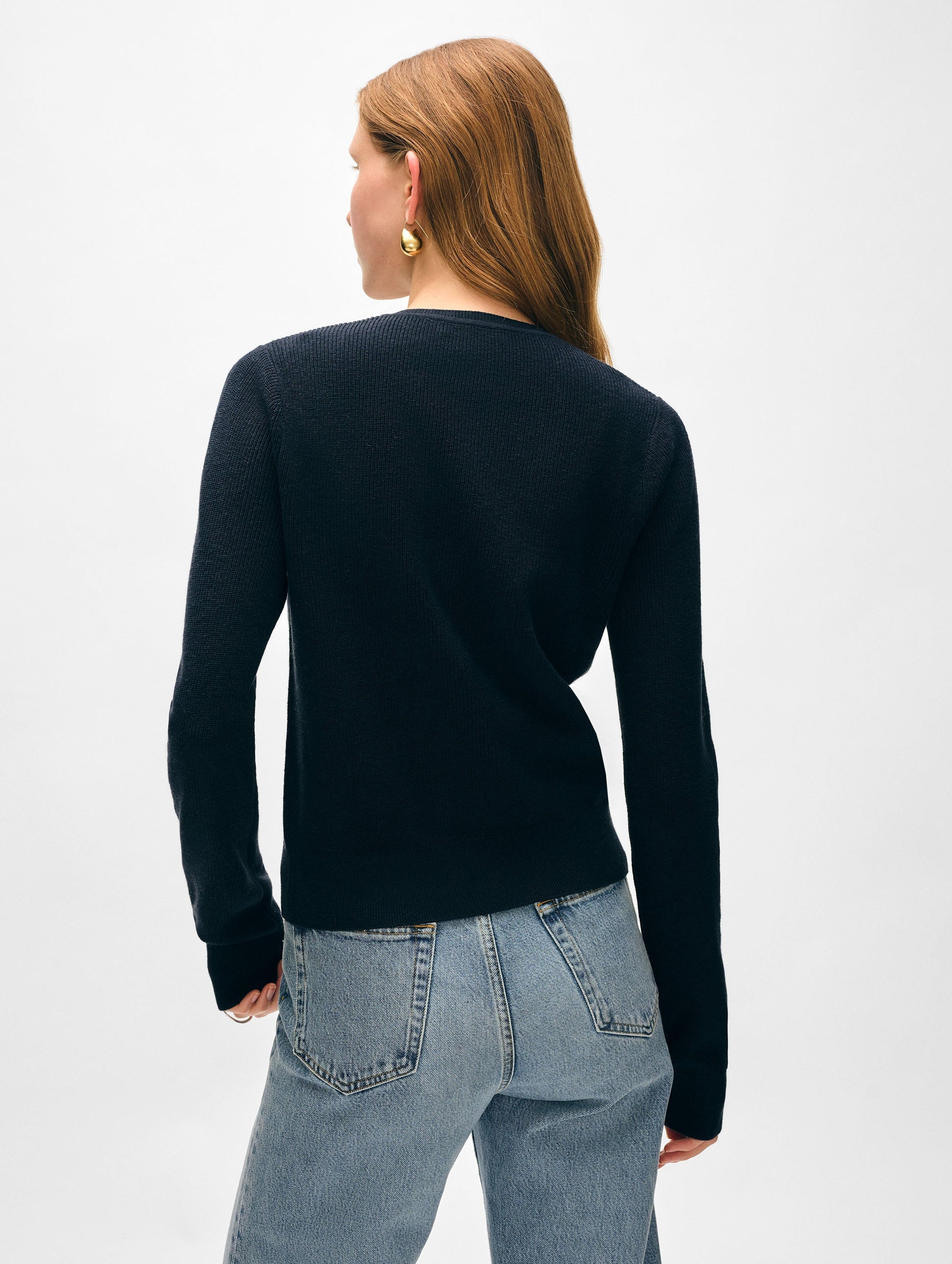 Fine Cotton Ribbed Henley