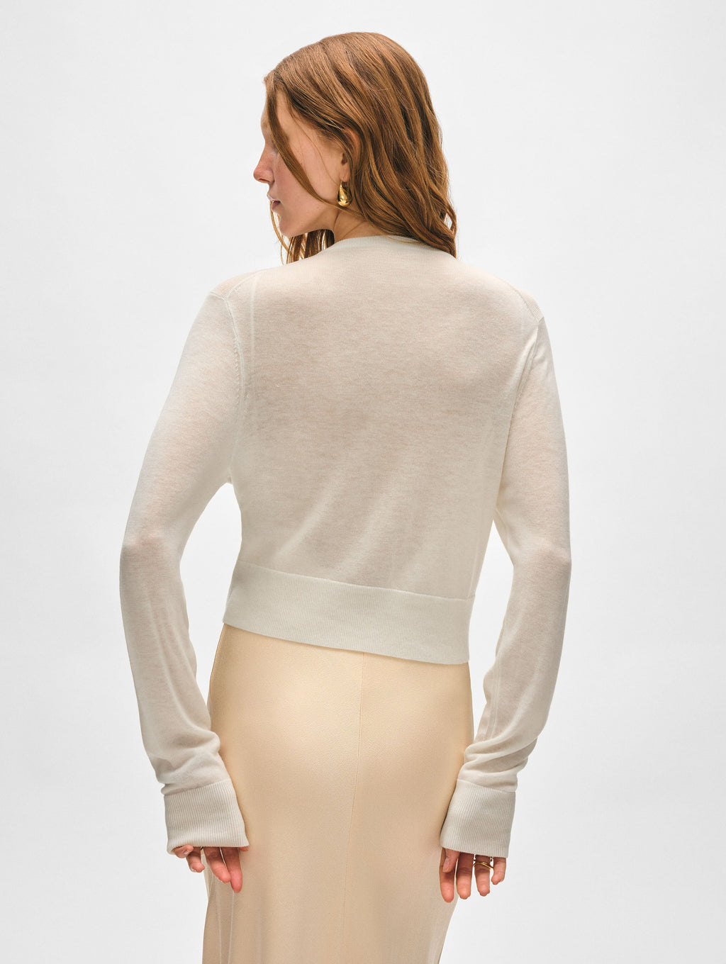 Superfine Cashmere Button Cardigan