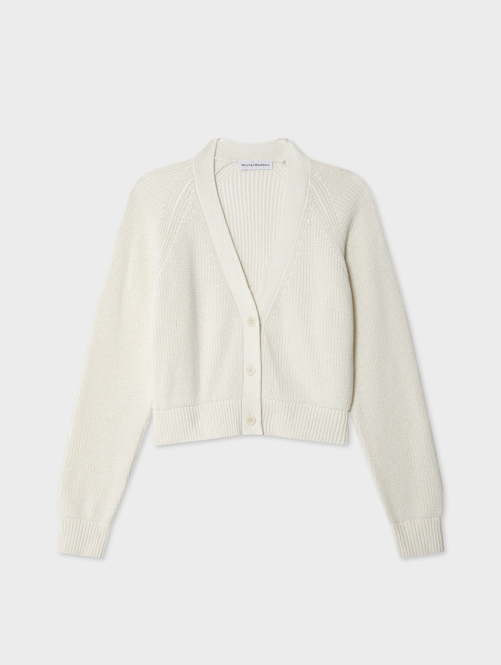 Linen Blend Ribbed Cardigan
