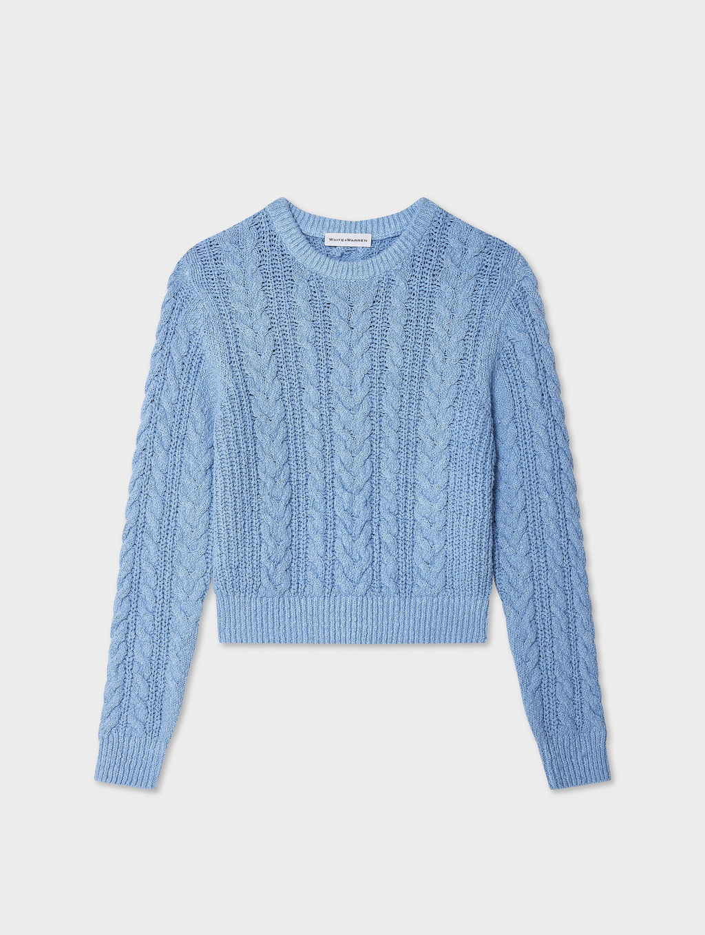 Cotton Cable Crewneck