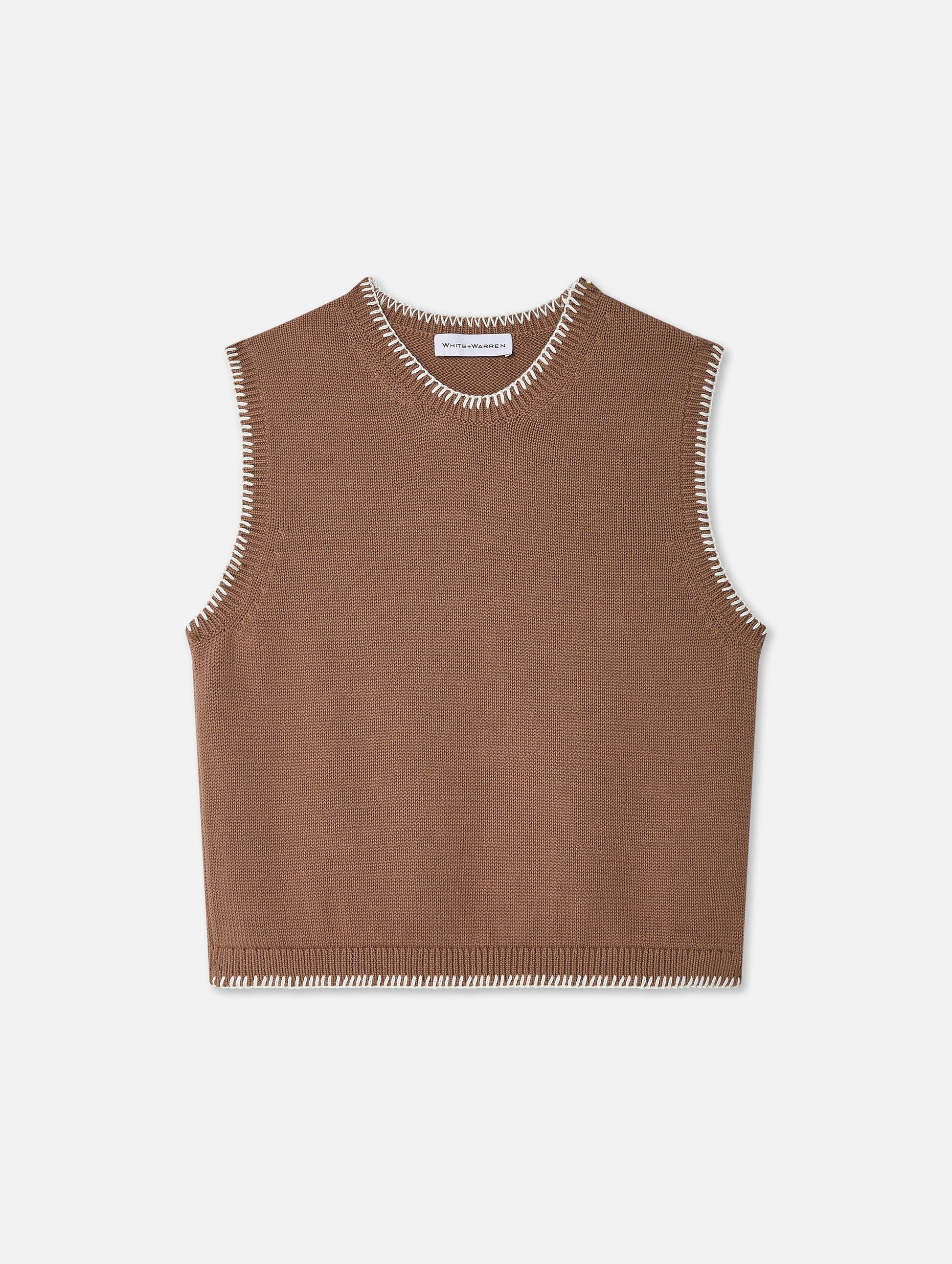 Cotton Blanket Trim Tank