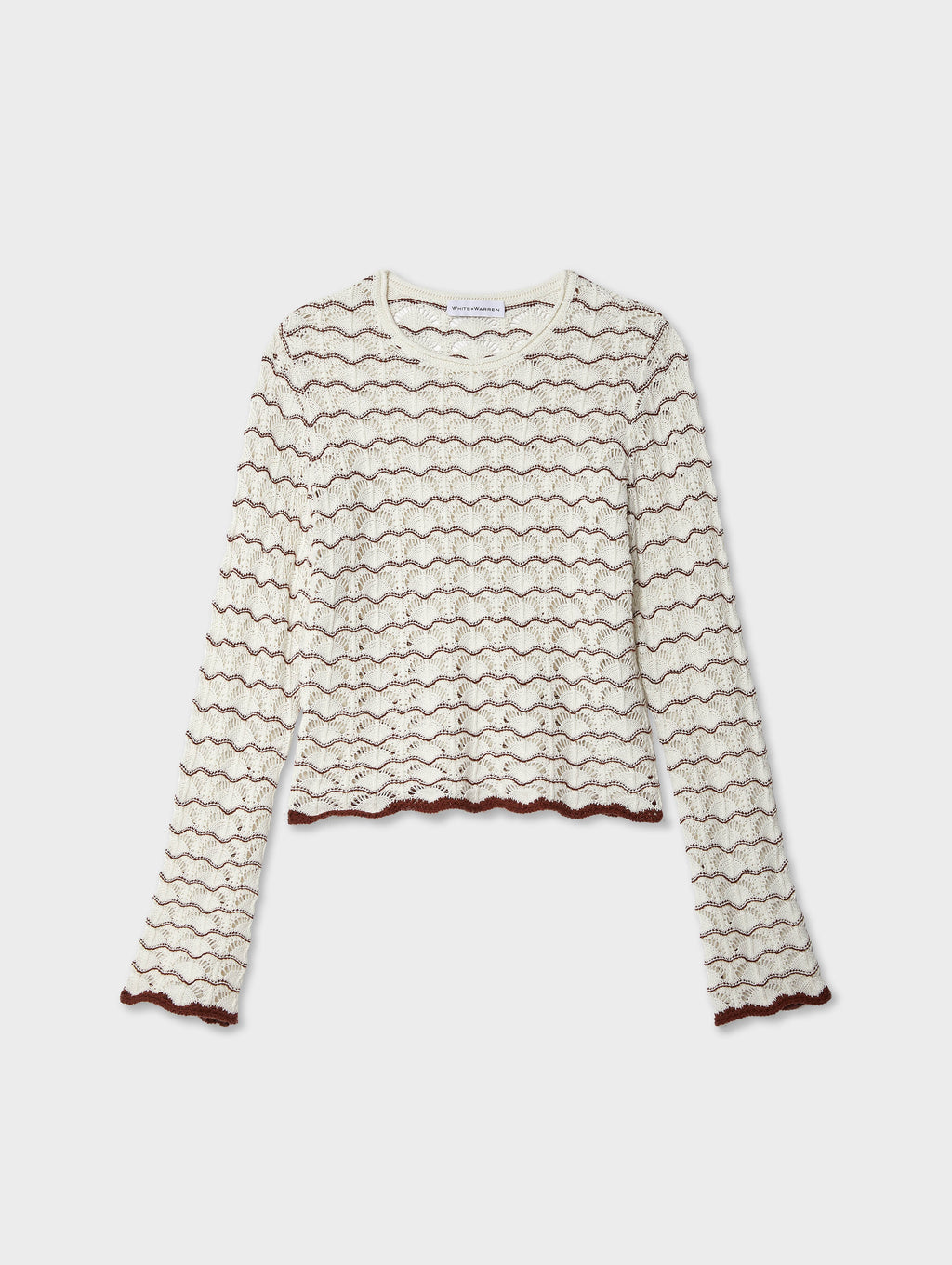 Cotton Pointelle Stitch Top