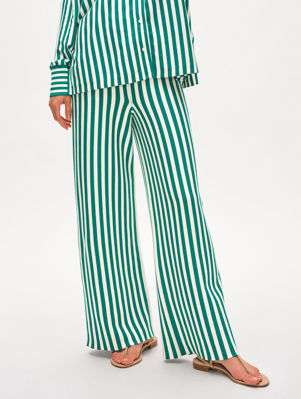 Superfine Organic Cotton Striped Pant