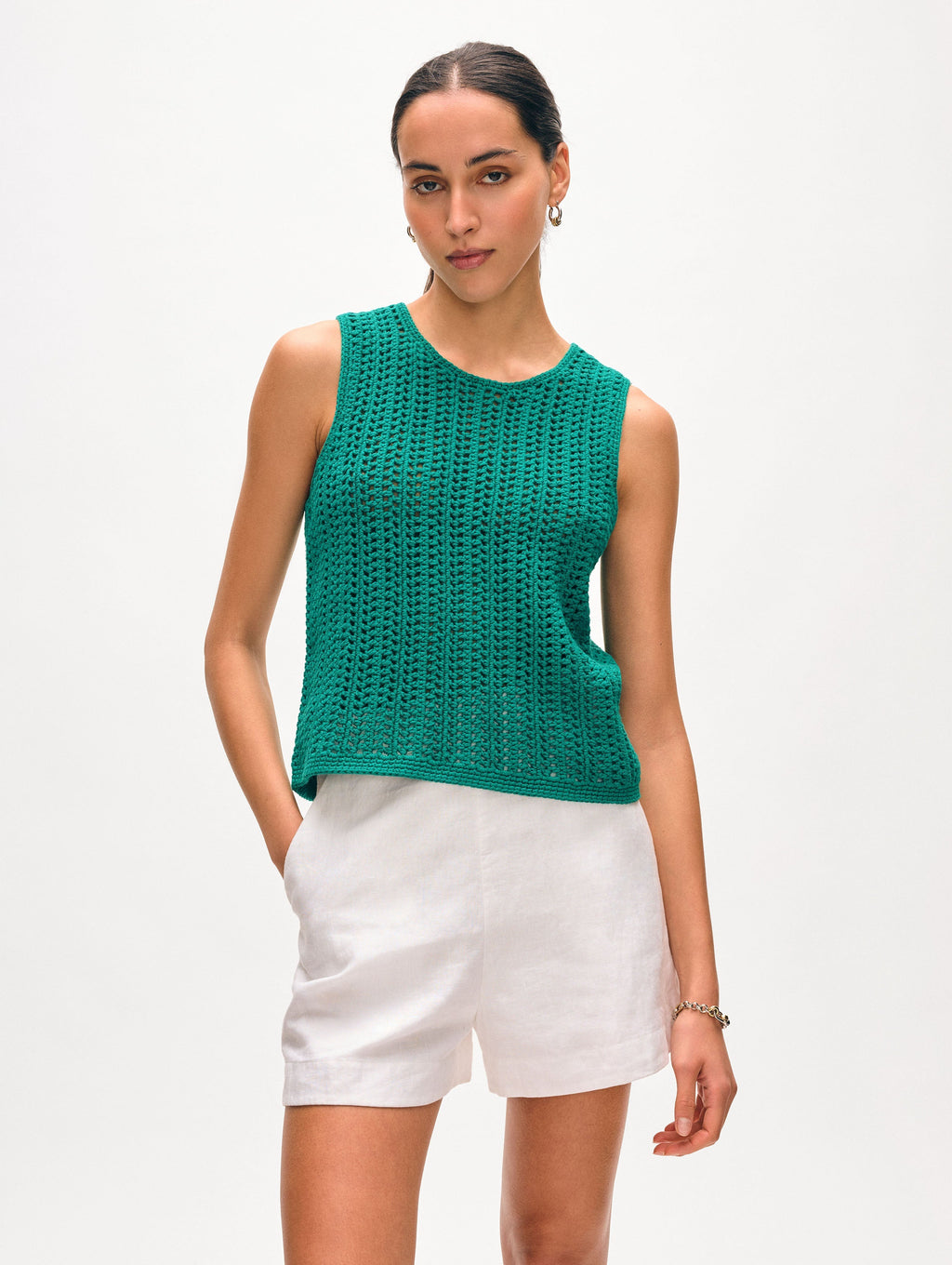 Hand Crochet Lofty Cotton Tank