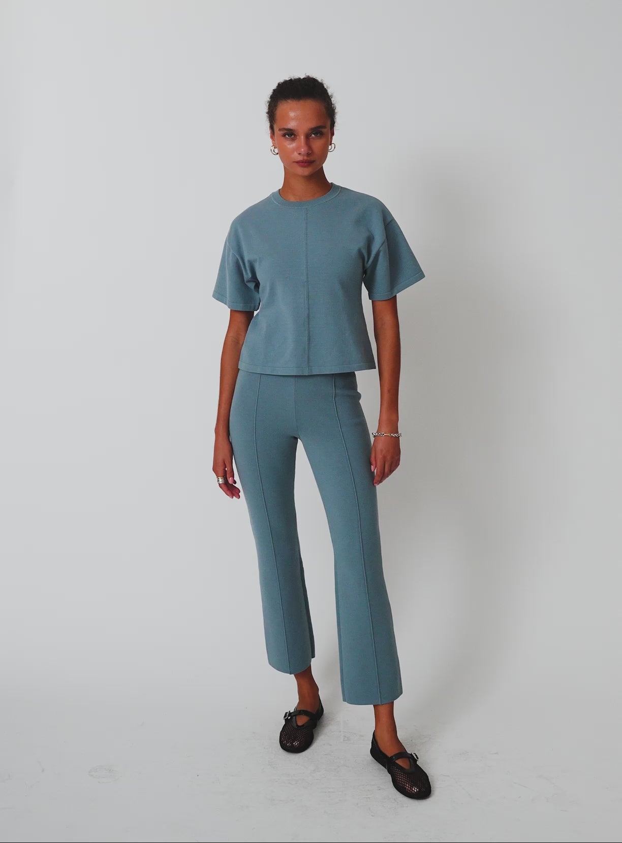 Superfine Organic Cotton Kick Flare Pant