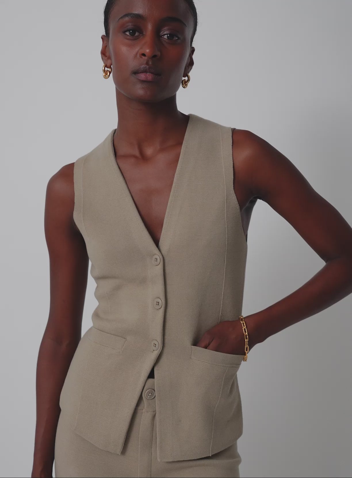 Superfine Organic Cotton Waistcoat